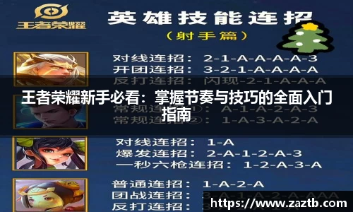 王者荣耀新手必看：掌握节奏与技巧的全面入门指南